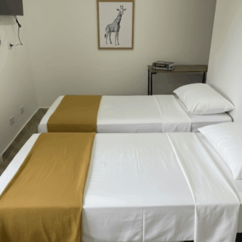 Acomodação Quarto 2 – Camas de Solteiro